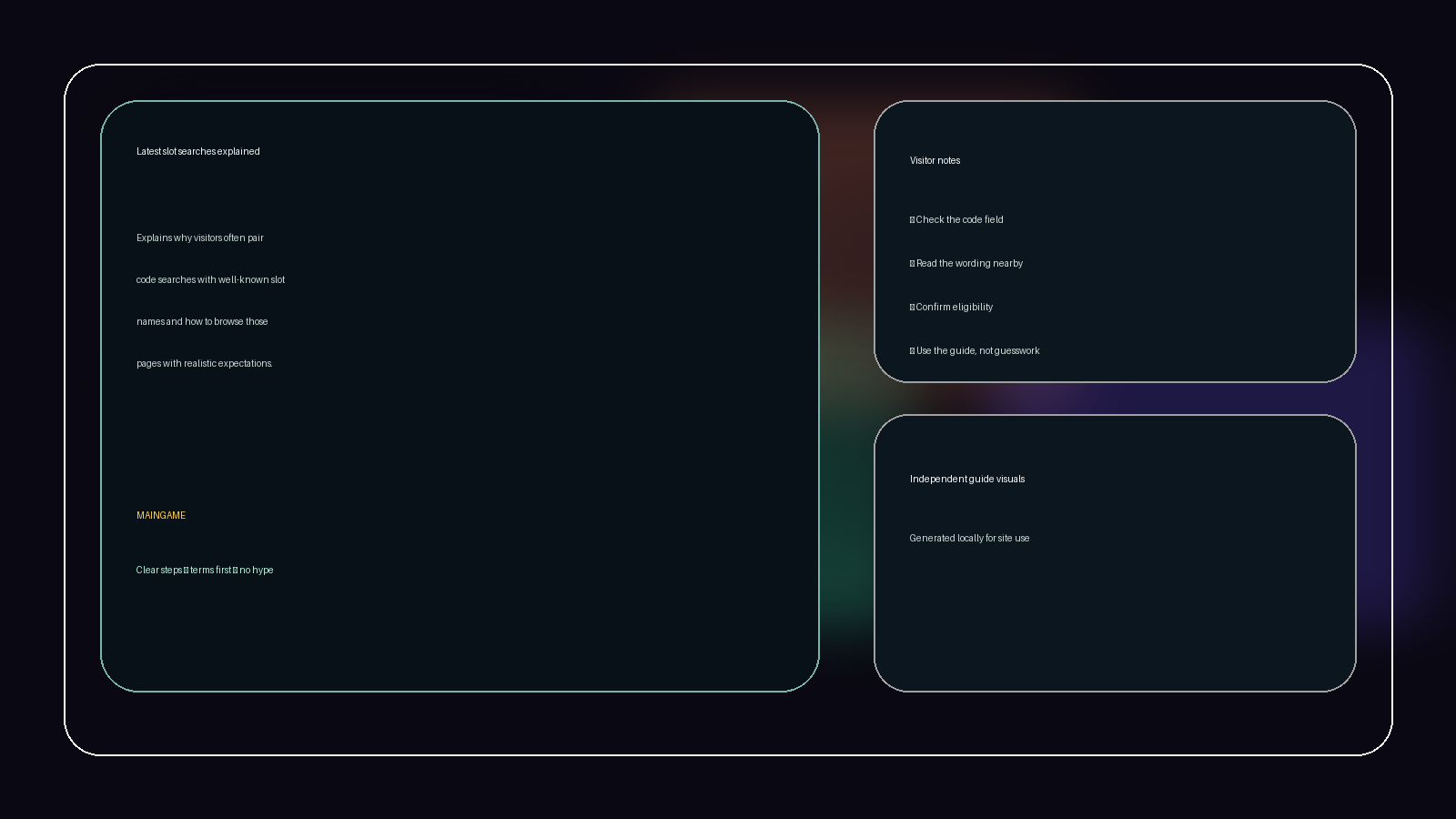 Latest slot searches explained visual