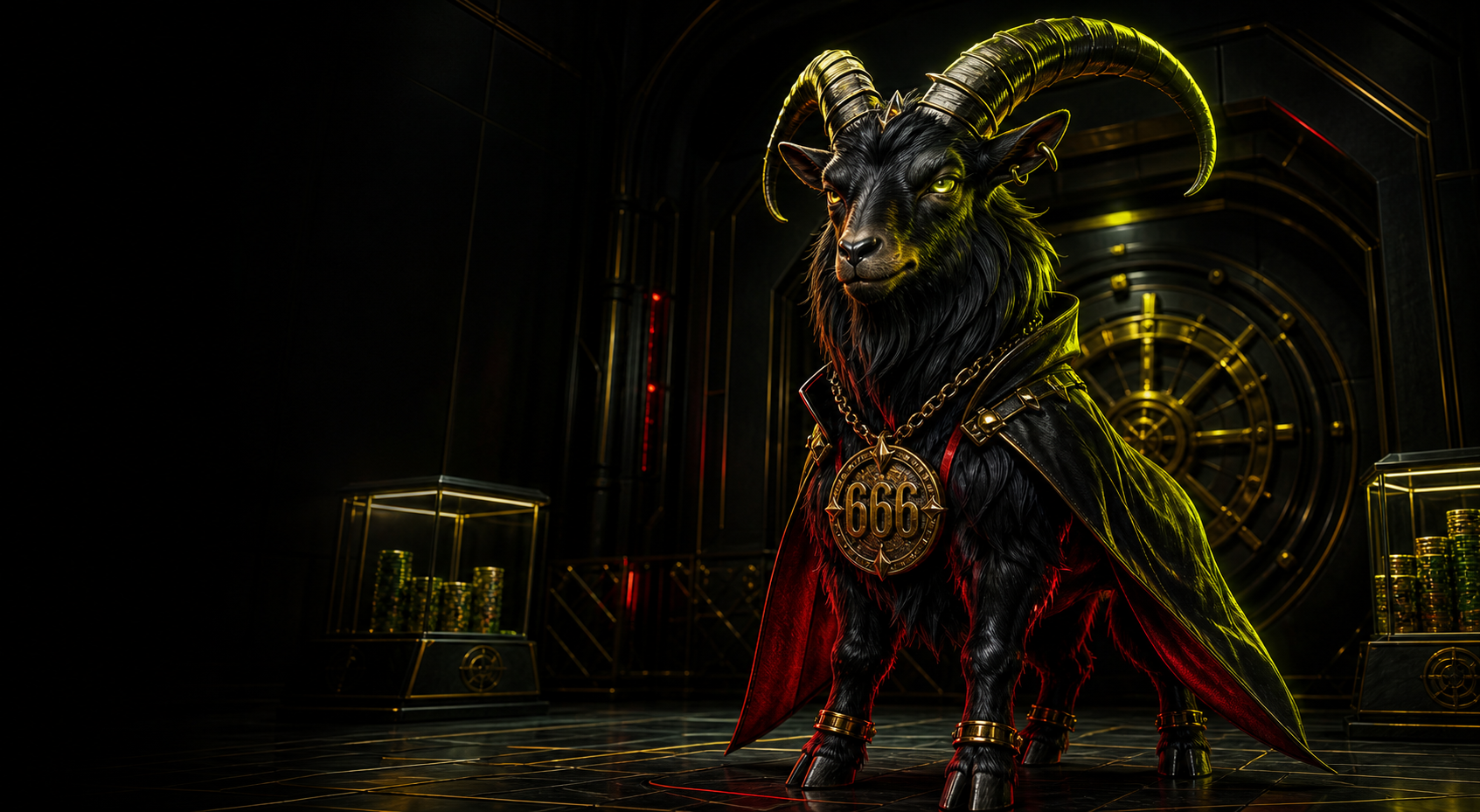 MainGame devil goat artwork for the Goated code guide