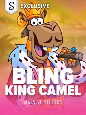 Bling King Camel slot demo by Massive Studios